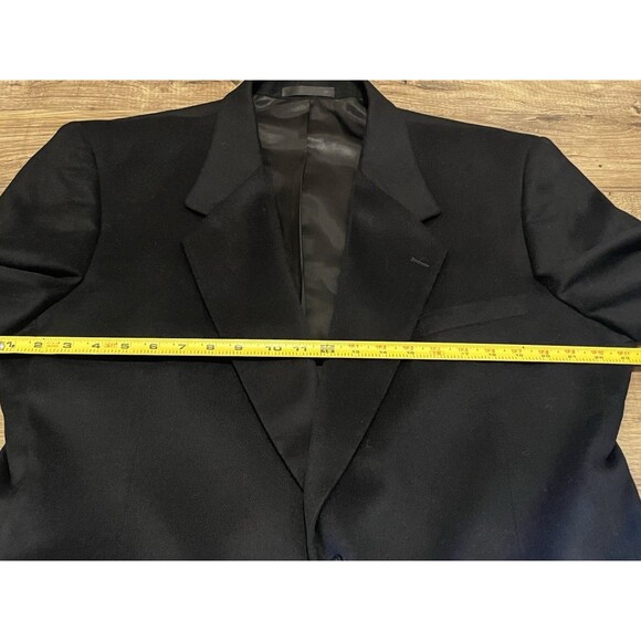 Fioravanti Couture Men’s Black 100% Cashmere Blazer Jacket Made in USA M - Picture 8 of 16